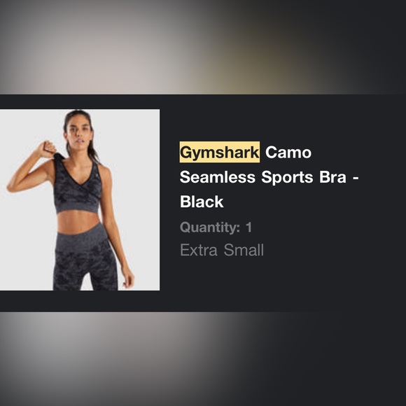 Gymshark sports bra - Picture 3 of 3
